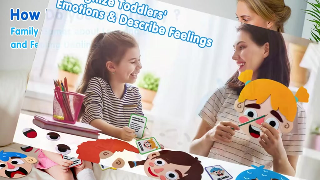 Kids Social Emotional Learning Busy Board with Emotion Cards for Faces ...