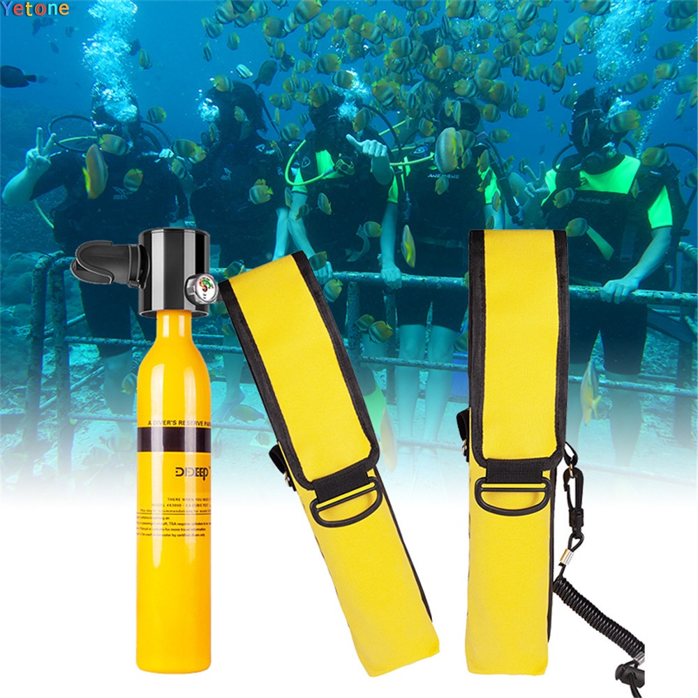 Yetoone DIDEEP diving system Mini scuba diving tank cylindrical scuba ...