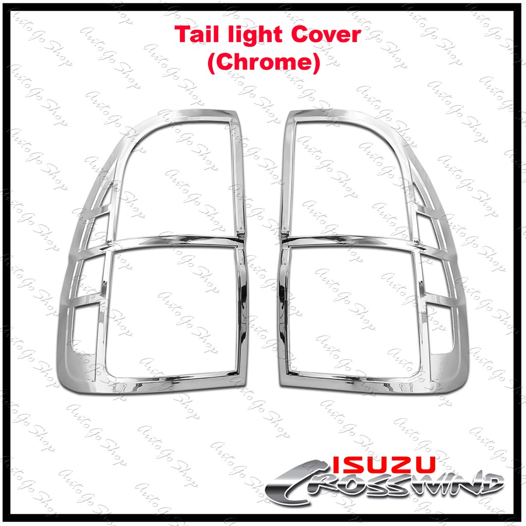 Isuzu Crosswind 20122015 Tail light Cover (Chrome) Shopee Philippines