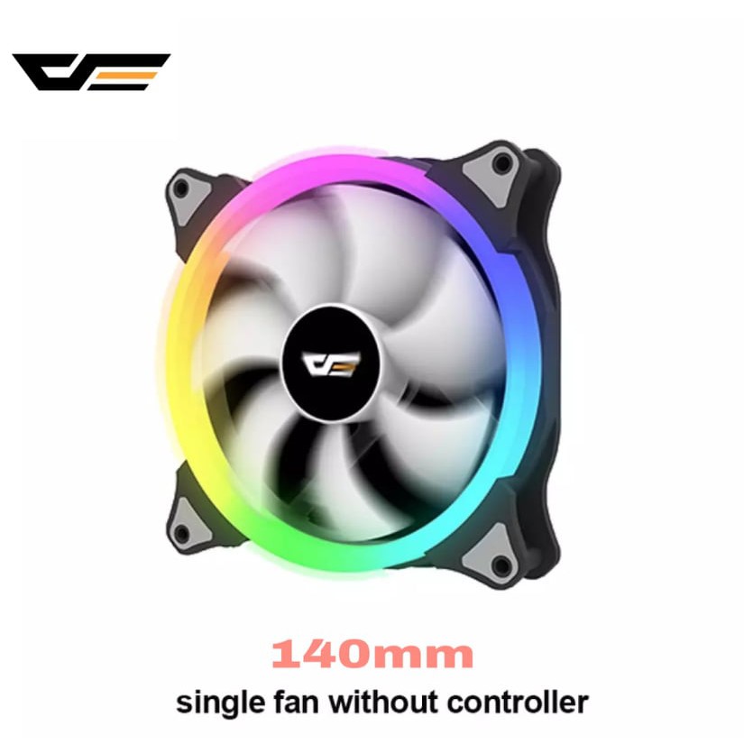 DarkFlash Dr14 Rainbow Color 14Cm Casing Fans | Shopee Philippines