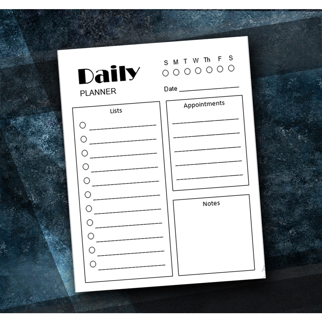 Daily Weekly Planner Notepad Giveaways (A6) 25s Shopee Philippines