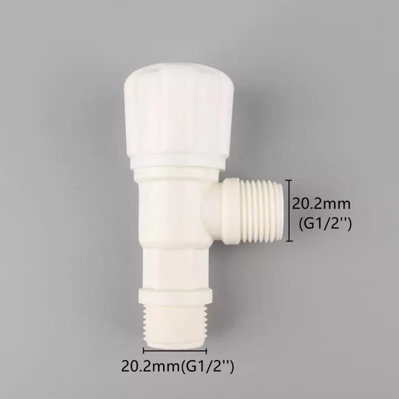 1/2 triangle valve water heater water separator household plastic PVC ...