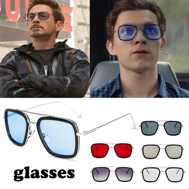 Tony Stark Edith Glasses Iron Man Sunglasses Name Infinity War