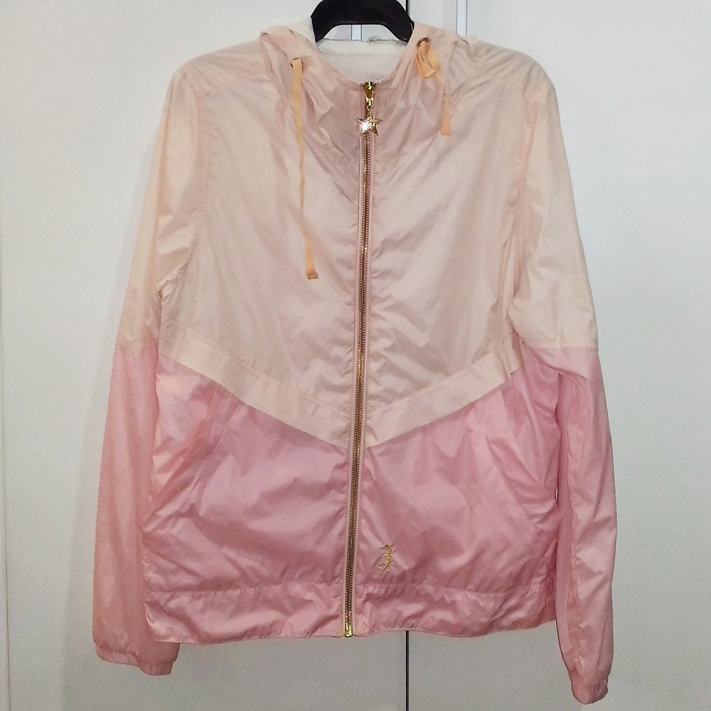 Pink windbreaker outlet