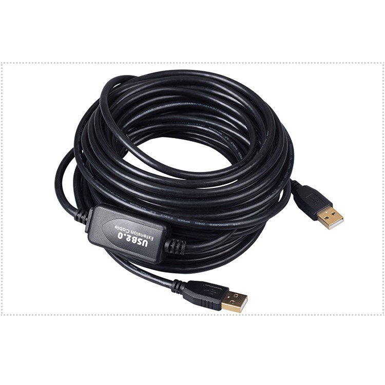 10m/15m/20m USB2.0 Male to Male Cable With built-in signal booster for ...