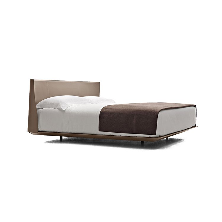 Luxury Italian Leather Double Bed 1.8 m Bedroom Furniture Set Modern