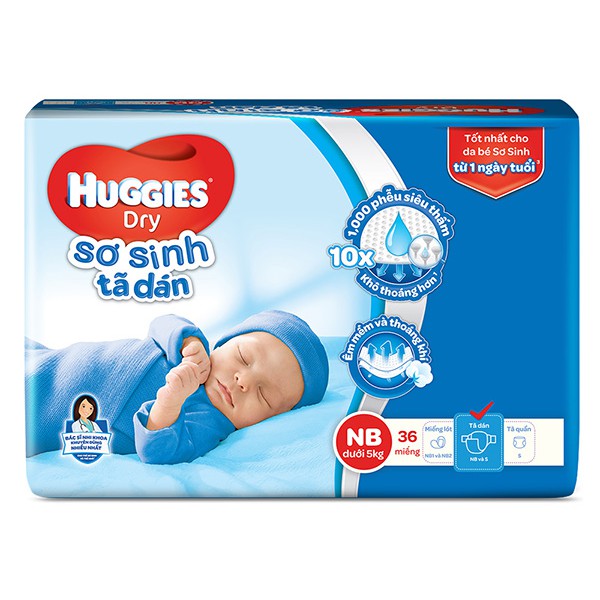 Huggies NB36 Newborn Diapers (New Model) Shopee Philippines