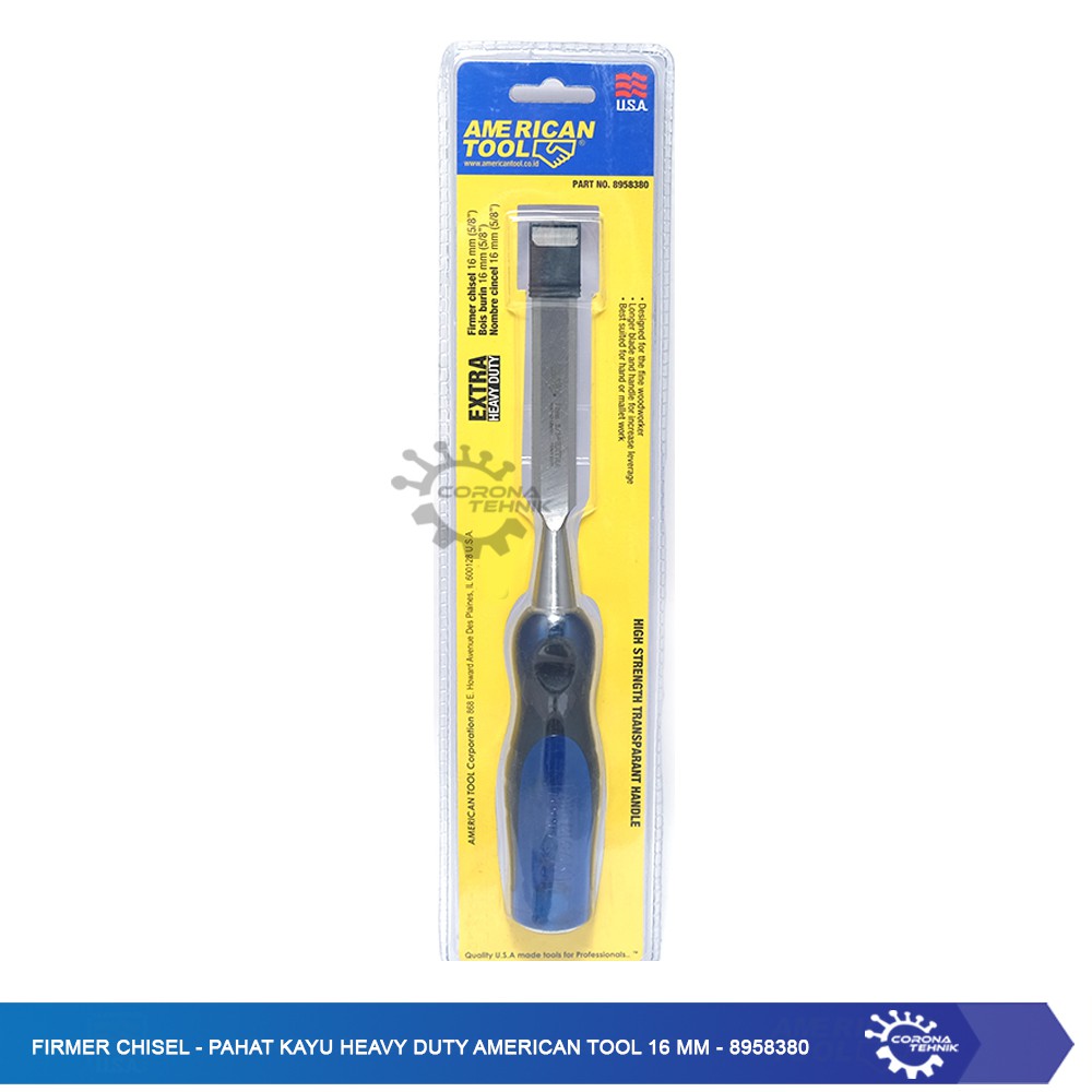Firmer Chisel - Heavy Duty American Tool 16 mm Wood Chisel - 8958380 ...