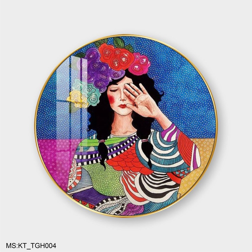 Decorative Round Paintings, Wall Paintings, Living Rooms Shopee