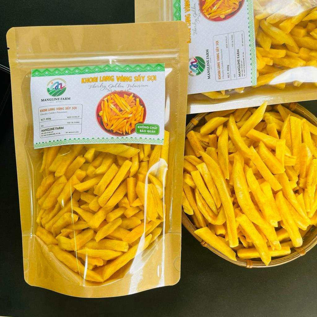 Mangline Farm Da Lat Yellow Sweet Potato 250g Delicious Crispy To Help