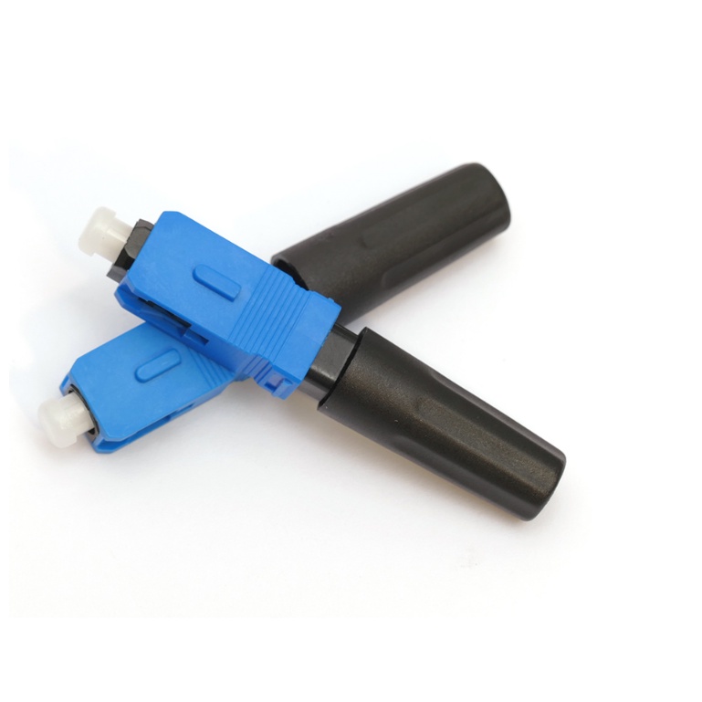 10Pcs/Bag Embedded SC UPC Fiber Optic Fast Connector FTTH SM Fiber ...
