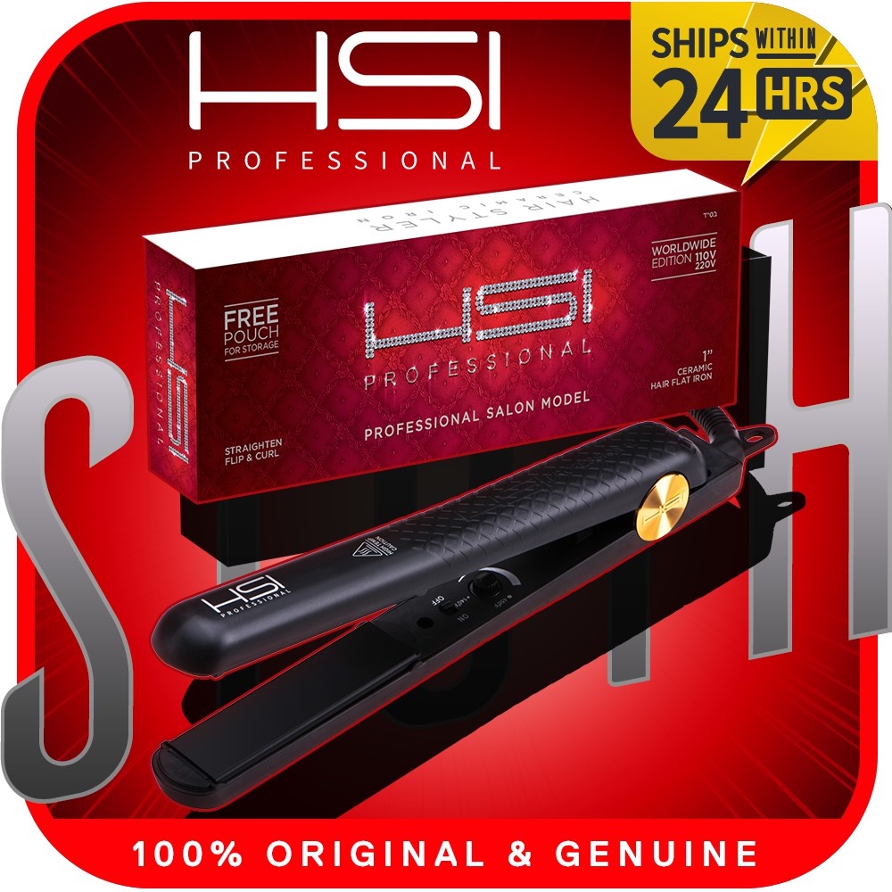 HSI Professional Glider - Ceramic Tourmaline Ionic Flat Iron Hair