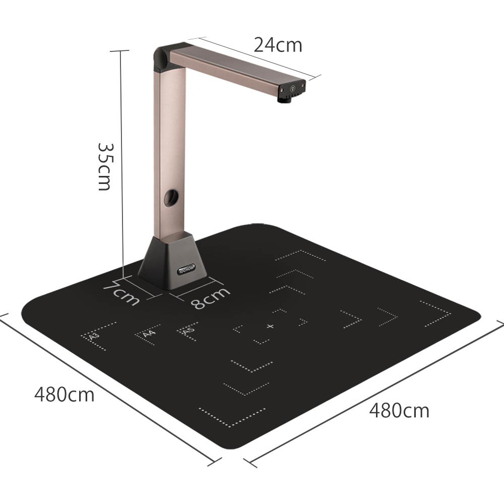 Document Camera iOCHOW S1 Portable Scanner Document A3 Size & OCR