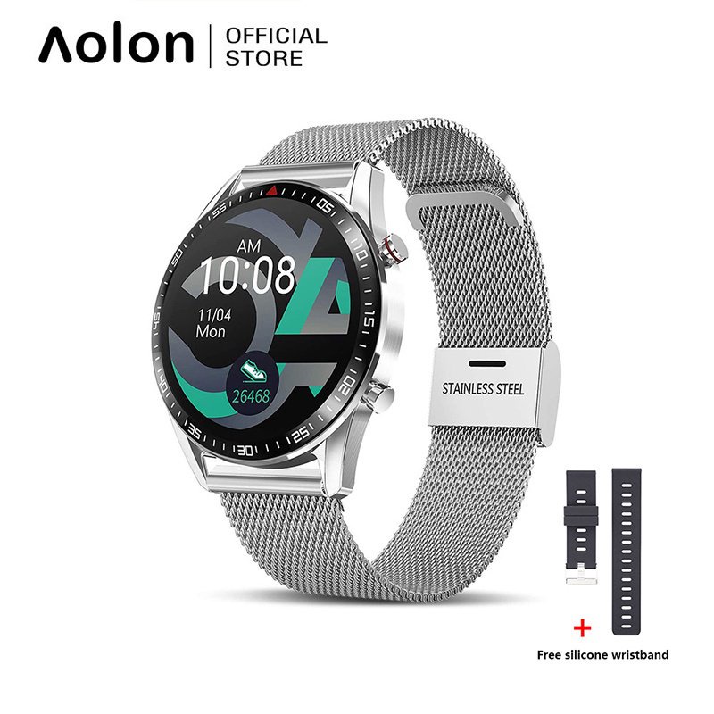 Aolon MILE R Smart Watch GT2 ECG Bluetooth Pedometer Round Screen