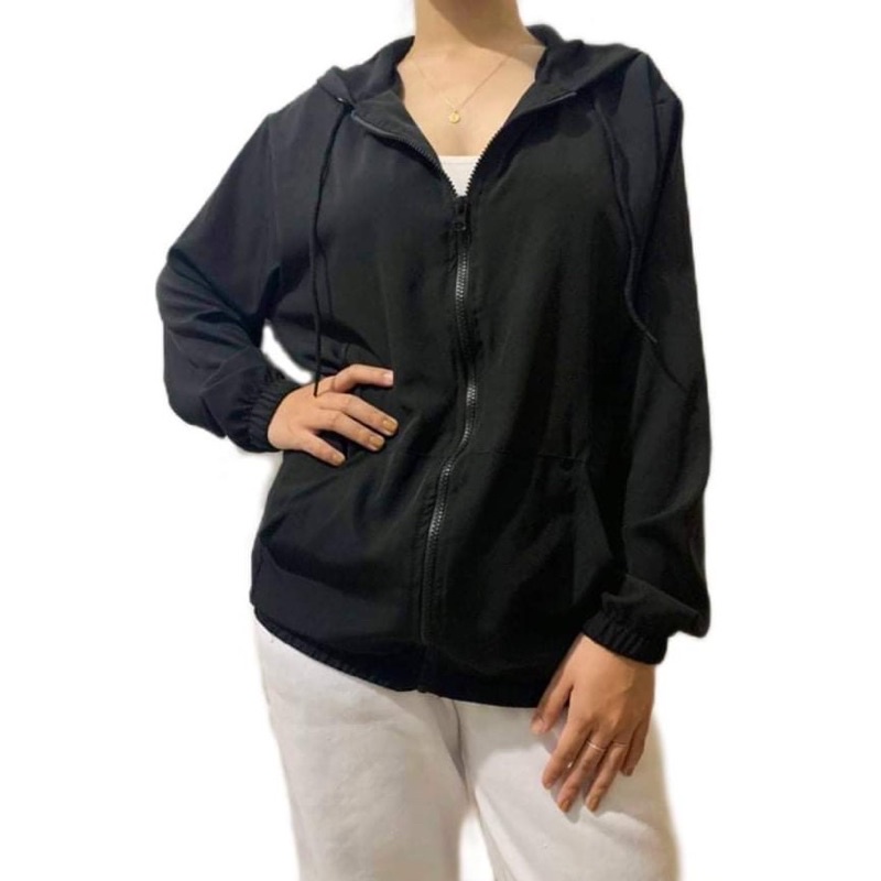 Unisex Taslan windbreakers jacket with Hood zip Shopee Philippines