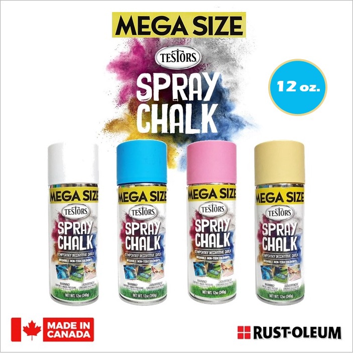 Rust Oleum Testors Spray Chalk, 12 oz Shopee Philippines