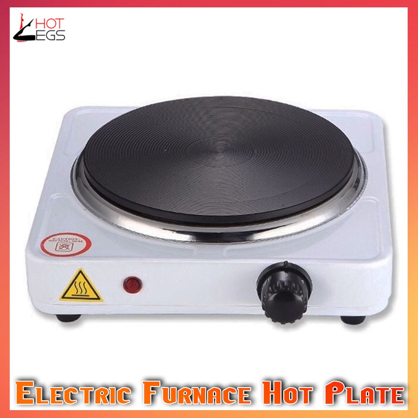 Electric Furnace Hot Plate 1000W Cooktop Single Electric Burner Portable Hot Plate Travel Cook