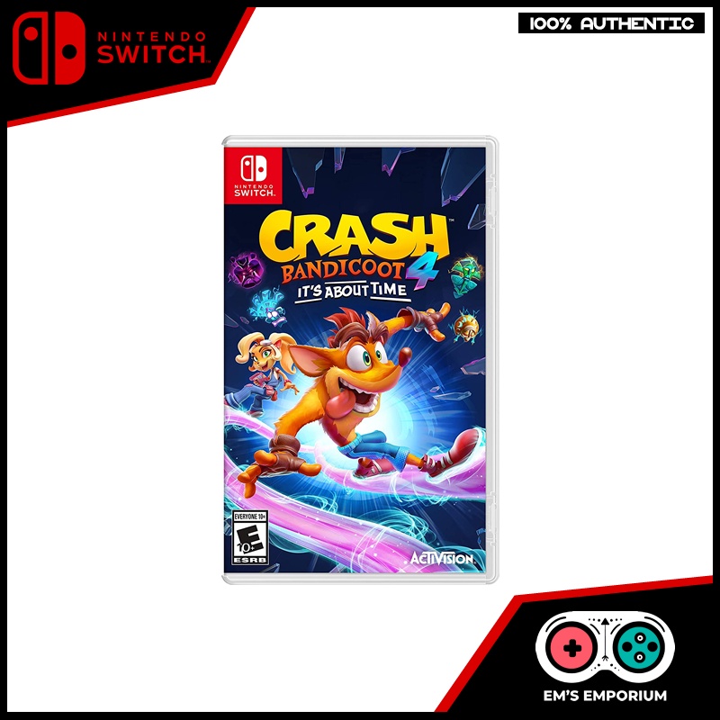 Nintendo switch hot sale crash 4