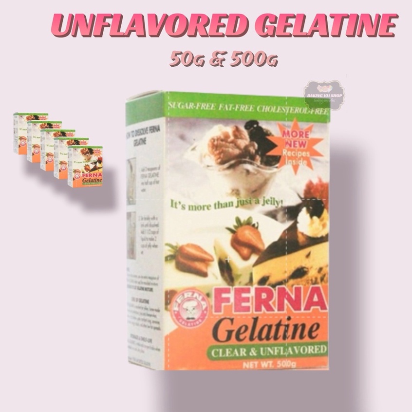 Where To Buy Ferna Gelatin – Ferna Clear and Unflavored Gelatine buy in ...