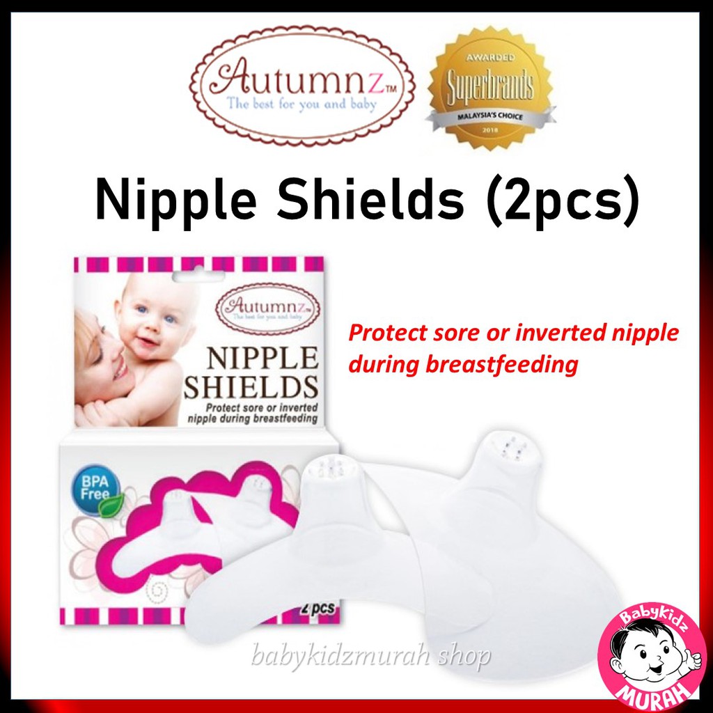 Autumnz Nipple Shields (2pcs) Protect sore or inverted nipples during