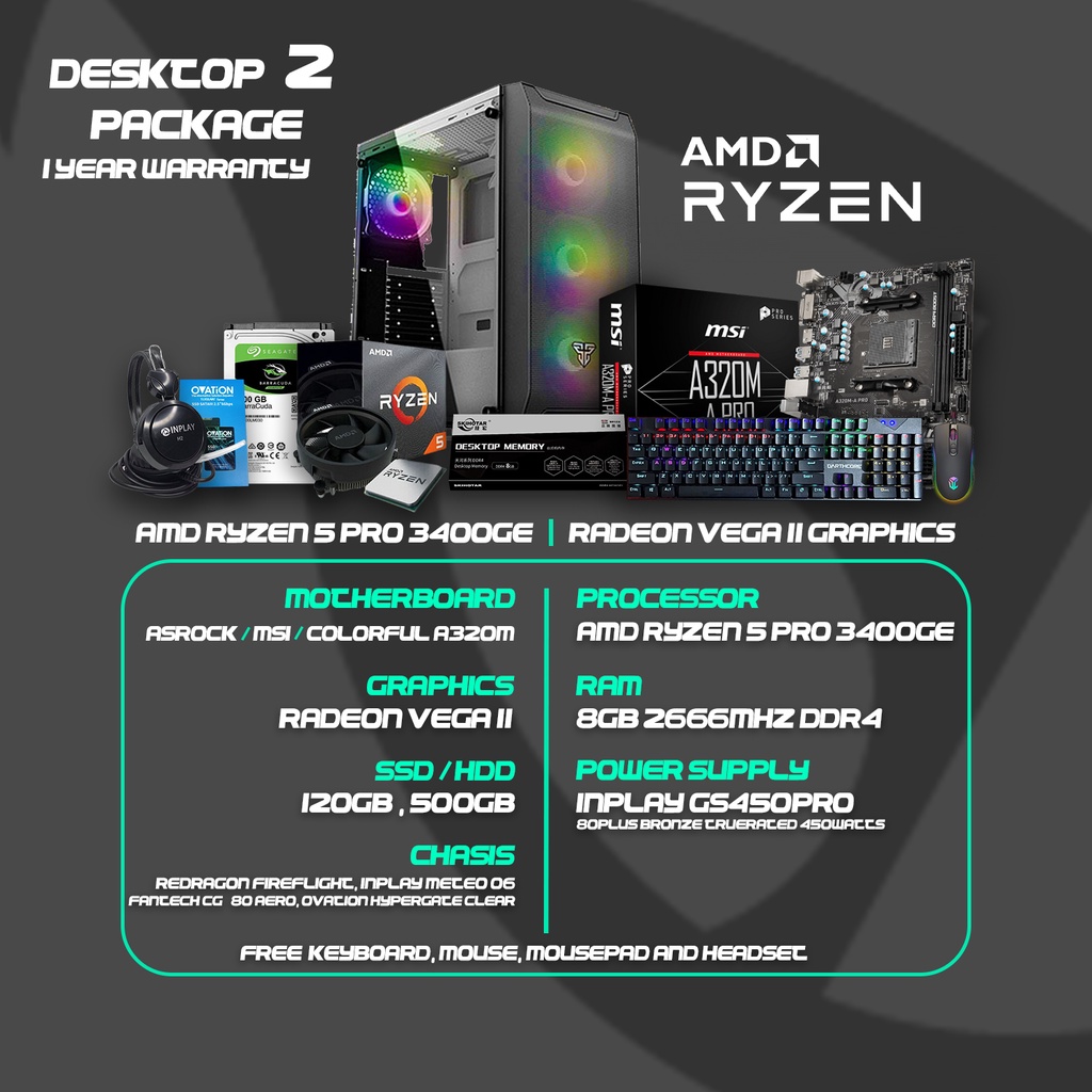 Amd discount r5 3400ge