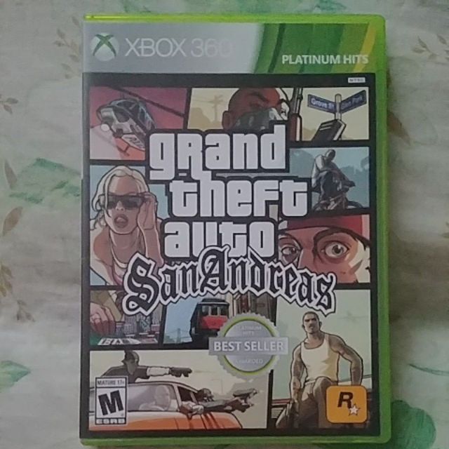 Xbox 360 grand theft auto gta san andreas | Shopee Philippines