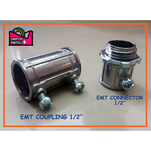 (PER PIECE) EMT Connector and Coupling 1/2" Shopee Philippines