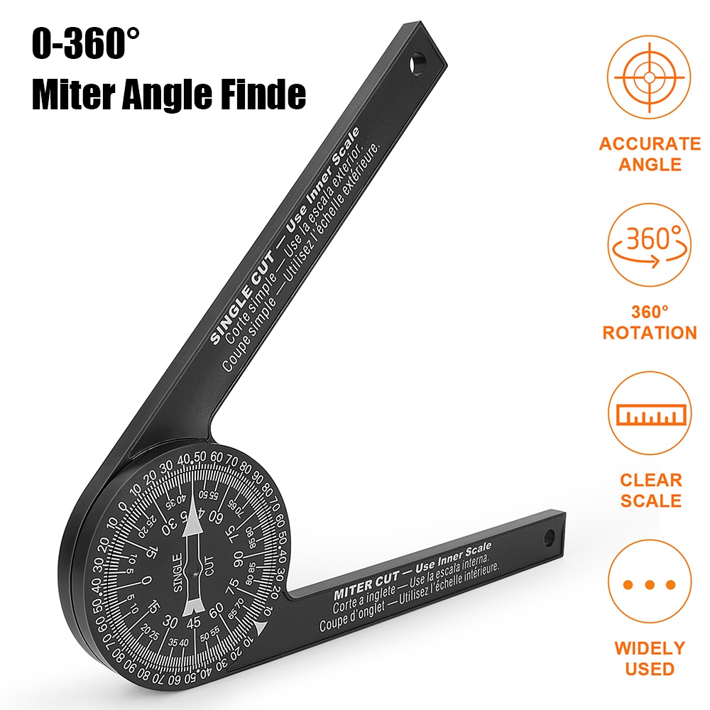 Carpenter Angle Finder Woodworking Scale Mitre Saw Protractor