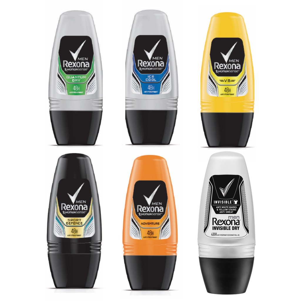 Rexona Men AntiPerspirant Deodorant Roll On | Shopee Philippines
