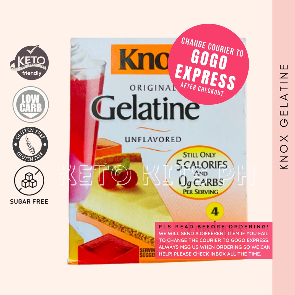 Knox Gelatine for LowCarb/Keto diet (VIA GOGO EXPRESS ONLY!) Shopee Philippines