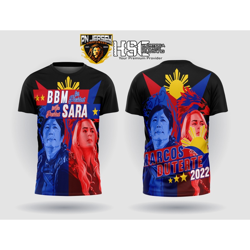 BBM for president and SARA for vice president Full Sublimation Shirt