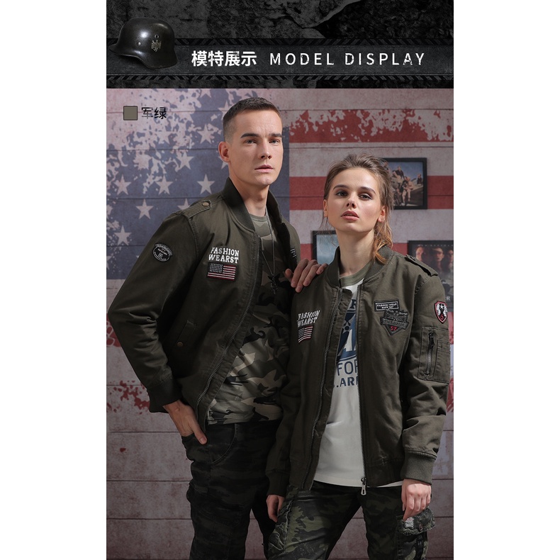 best selling unisex cargo jacket Air Force jacket for men and women high quality class A CRG Shopee Philippines