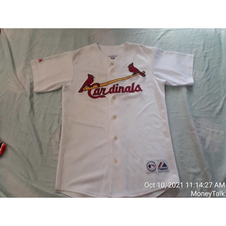 Majestic Albert Pujols #5 St. Louis Cardinals Jersey T-Shirt Mens Size S