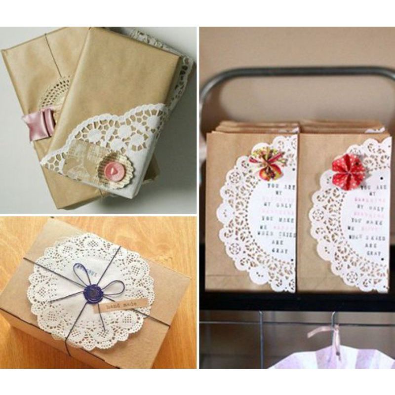 Doiless PAPER - HAMPERS Decorative Round PAPER - Lace PAPER - Base ...