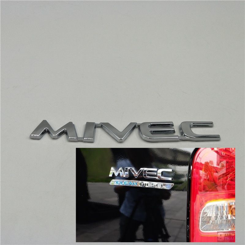 For Mitsubishi Triton L200 Lancer Ralliart Mivec Rear Tailgate Logo ...