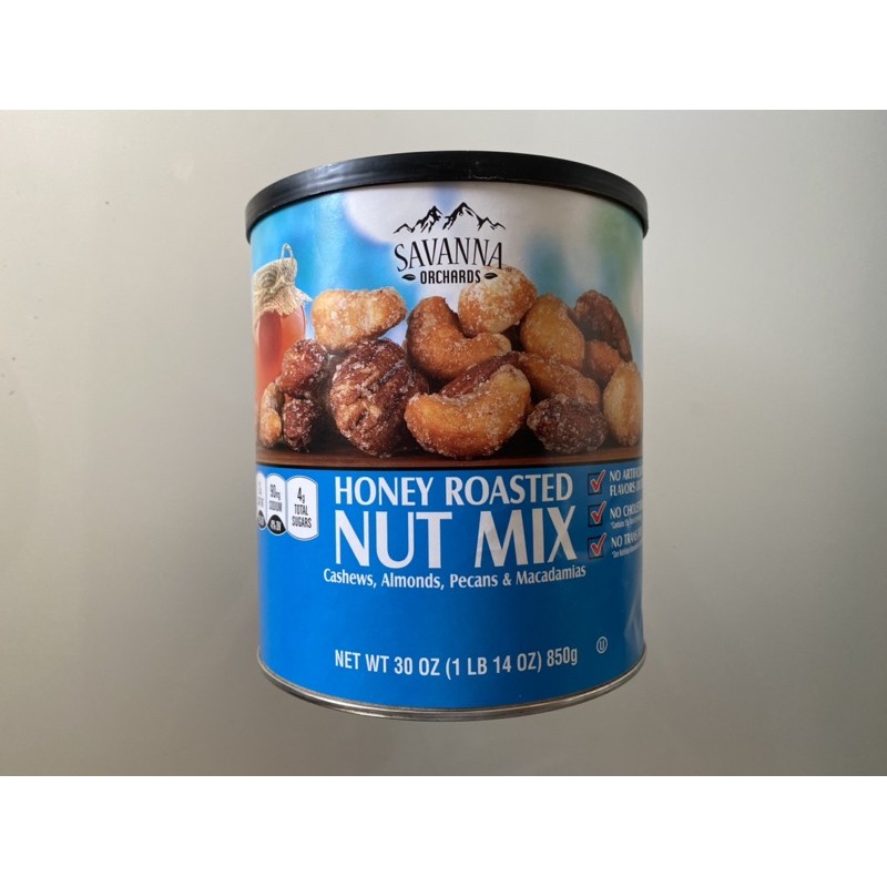Savanna Honey Roasted Mix Nuts, 30 oz, 2-pack