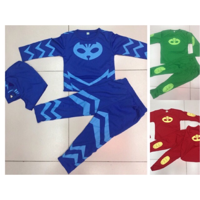 Pj Masks Long Pants Costumecatboygekkoowlette Shopee Philippines