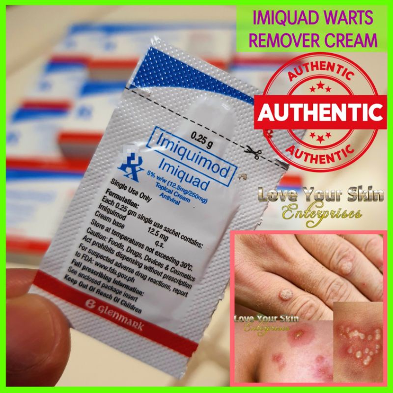IMIQUAD WARTS REMOVER (Imiquimod) Shopee Philippines