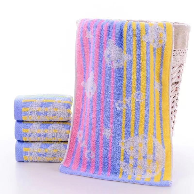 baby towel cotton soft hand face towel animal cartoon kids children
