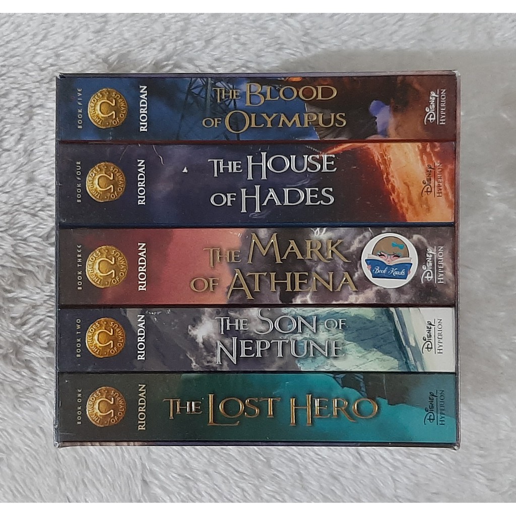 The Heroes of Olympus by Rick Riordan (Hardcover Boxed Set) | Shopee ...