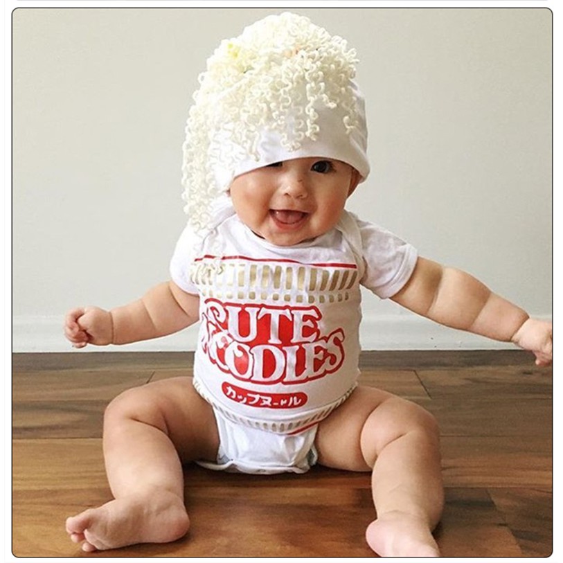 Ready Stock Baby Romper Instant Noodles Design Clothing Jumpsuit Summer ...