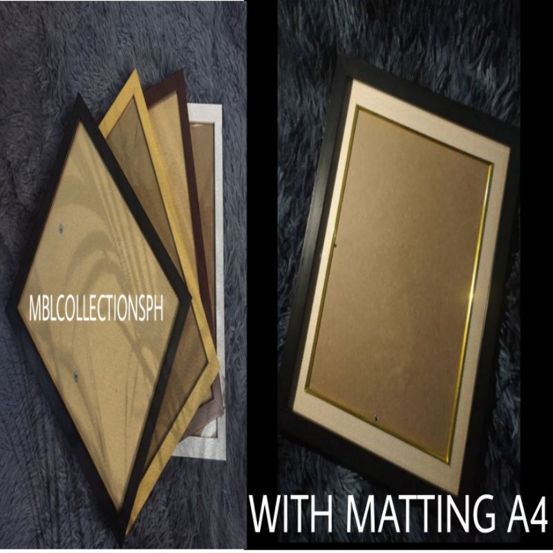 A4 no matting frame/A4 WITH MATTING FRAME Shopee Philippines