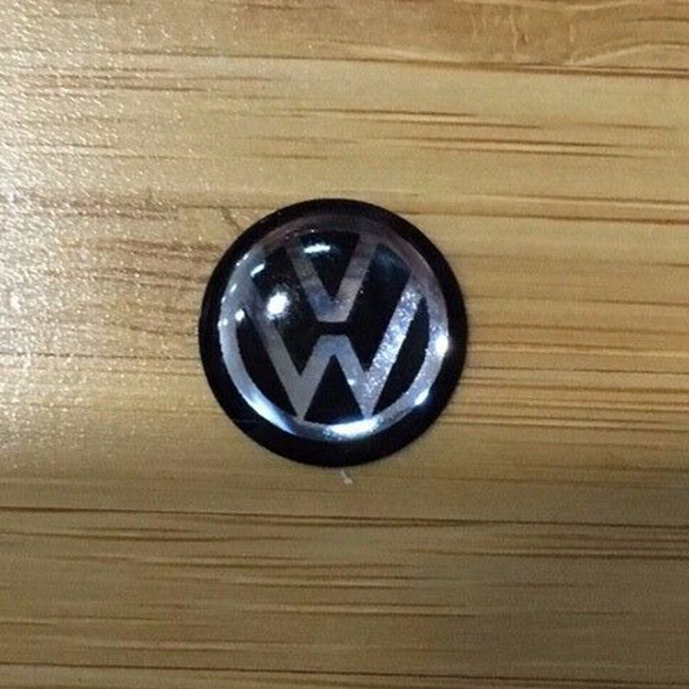 OEM 20102018 Volkswagen VW Key Fob Remote Metallic Badge Logo Sticker