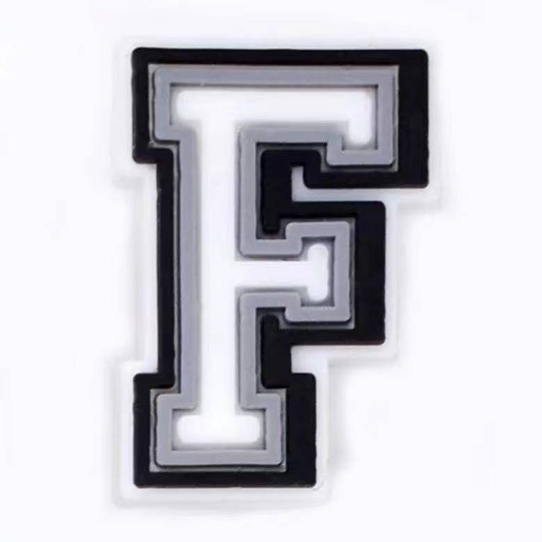 Kayangkaya Crocs Jibbitz Letters / Crocs Pins Charms Alphabet And