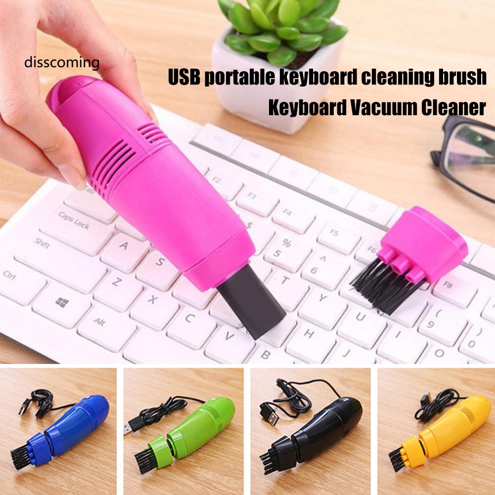 WBMini Vacuum USB Keyboard Brush Cleaning Tool Dust Cleaner for PC