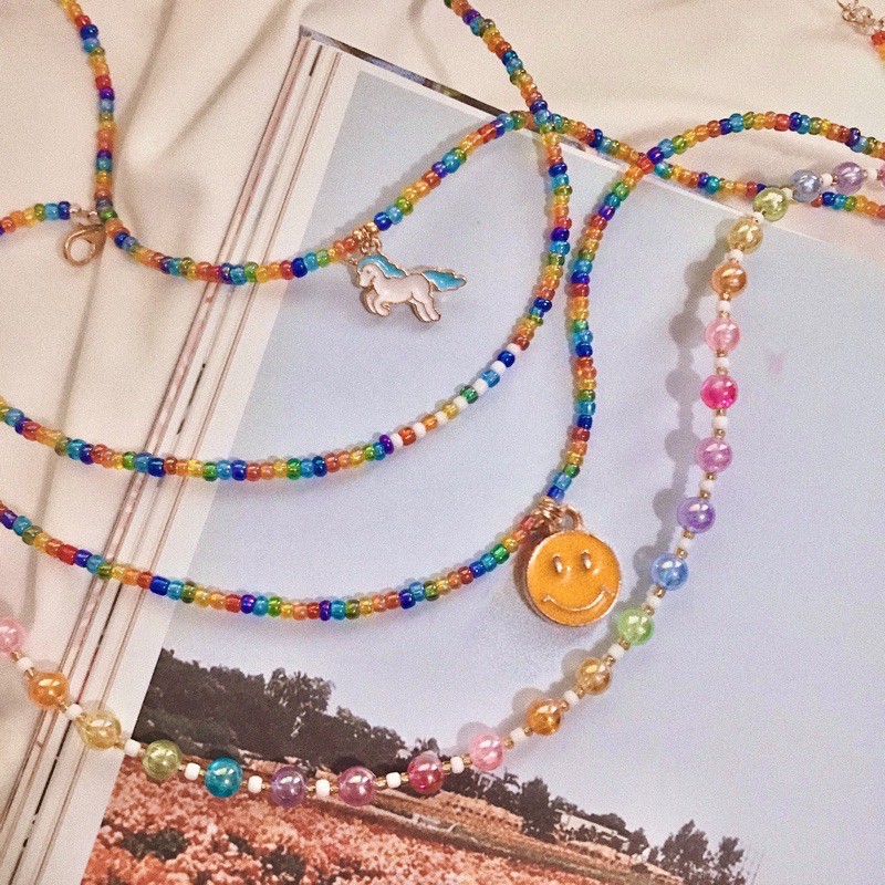 Beaded necklaces sale vsco