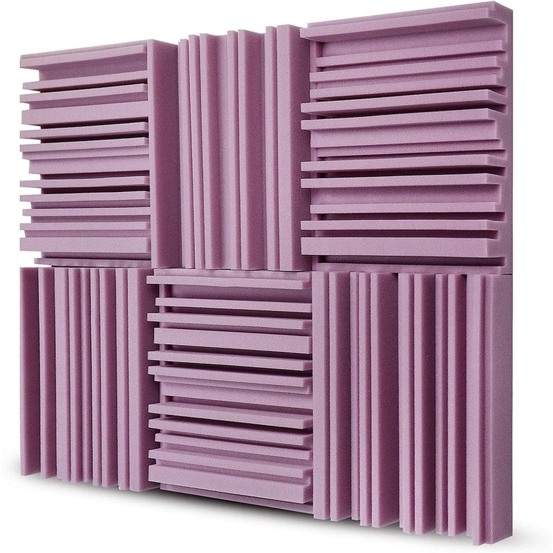 7 Colors 12Pcs Acoustic Foam Panels 30*30*5cm Soundproofing Foam Sound ...