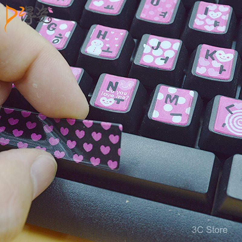 Keyboard stickers Keyboard Letter Key Single Sticker Button Sticker