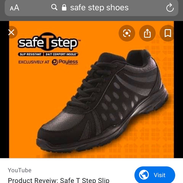 Safe t step on sale slip resistant shoes