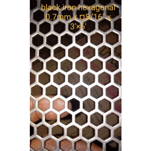 4.5mm Steel Hexagonal Perforated Metal Sheet